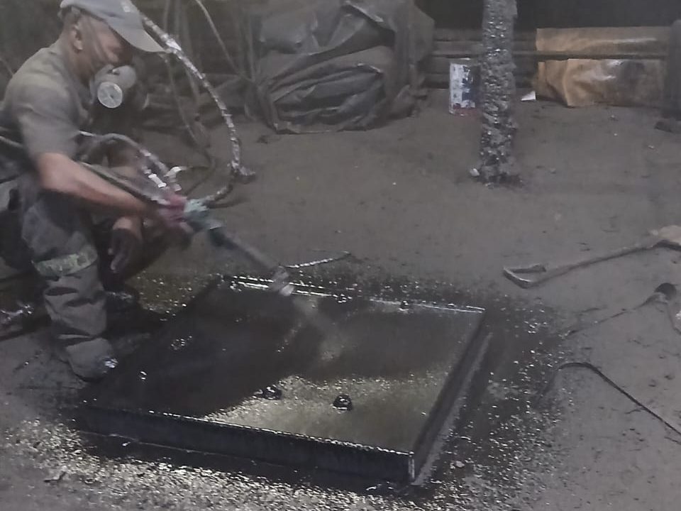Rubberlining in the workshop